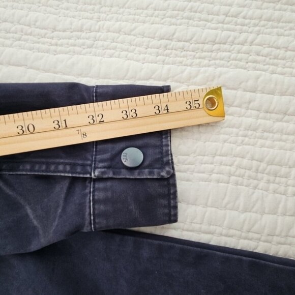 DB Supply Coat Adult Men's Size Small Navy Blue Chore Coat Hoodie EUC Long - Picture 14 of 15